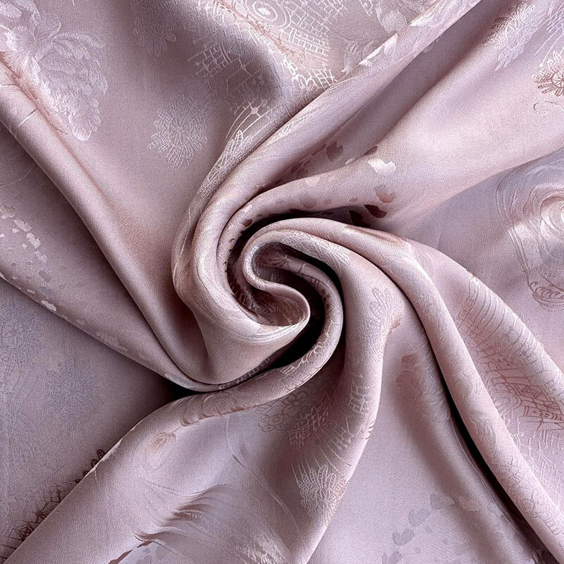Jacquard Mulberry Silk Woven Fabric for Apparel Wholesale Supplier 18